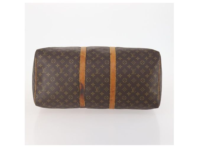 LOUIS VUITTON Borsa Boston Monogram Keepall 55 M41424 Auth LV YKZ276 Monogramma - vista 5