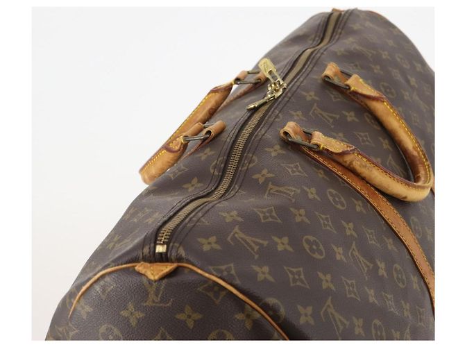 LOUIS VUITTON Borsa Boston Monogram Keepall 55 M41424 Auth LV YKZ276 Monogramma - vista 6