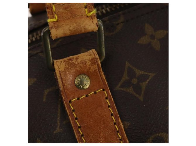 LOUIS VUITTON Borsa Boston Monogram Keepall 55 M41424 Auth LV YKZ276 Monogramma - vista 9