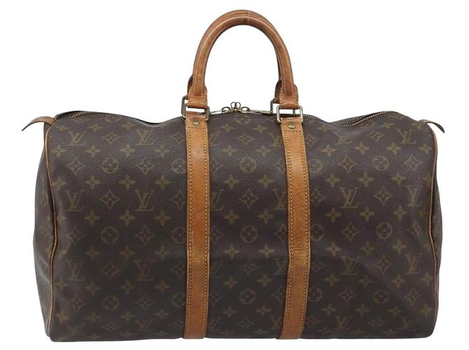 LOUIS VUITTON Borsa Boston Monogram Keepall 45 M41428 LV Auth 163647 Monogramma - vista 13