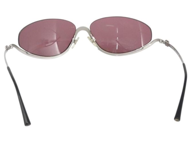 Occhiali da sole CHANEL COCO Mark in metallo tono argento 4004 CC Auth BAZ737 - vista 3
