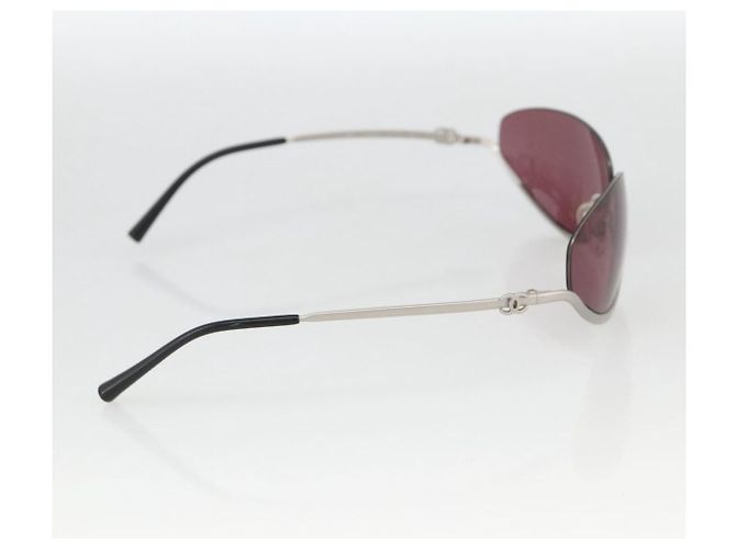 Occhiali da sole CHANEL COCO Mark in metallo tono argento 4004 CC Auth BAZ737 - vista 4