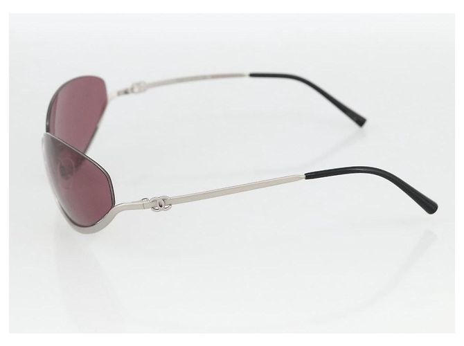 Occhiali da sole CHANEL COCO Mark in metallo tono argento 4004 CC Auth BAZ737 - vista 6