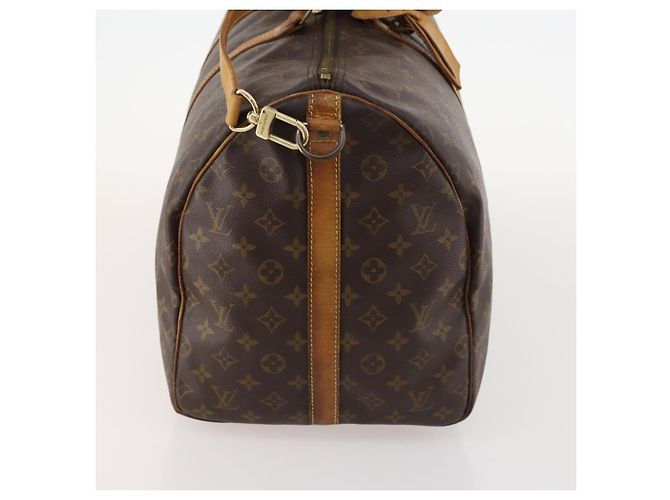 LOUIS VUITTON Monogram Keepall Bandouliere 55 Borsa Boston M41414 LV Auth BA11072 Monogramma - vista 4
