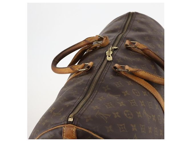 LOUIS VUITTON Monogram Keepall Bandouliere 55 Borsa Boston M41414 LV Auth BA11072 Monogramma - vista 6