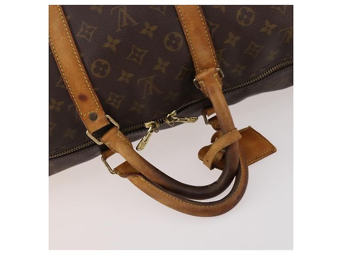 LOUIS VUITTON Monogram Keepall Bandouliere 55 Borsa Boston M41414 LV Auth BA11072 Monogramma - vista 8