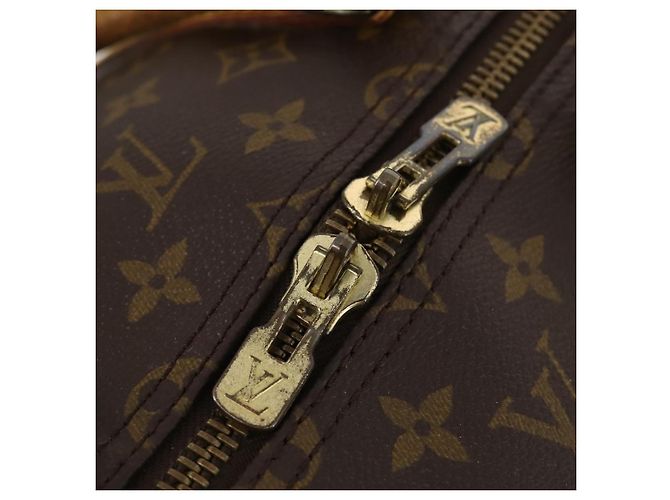 LOUIS VUITTON Monogram Keepall Bandouliere 55 Borsa Boston M41414 LV Auth YKZ250 Monogramma - vista 22