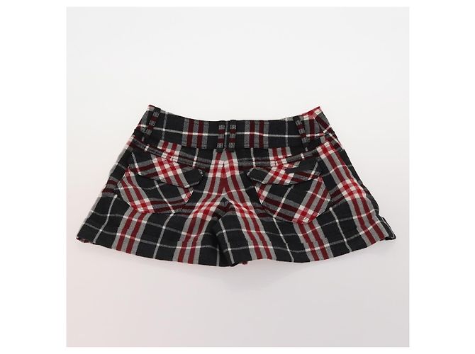 Burberry Nova Check Blue Label Shorts aus Baumwolle 2 Stück Schwarz Auth am10880 - Ansicht 7