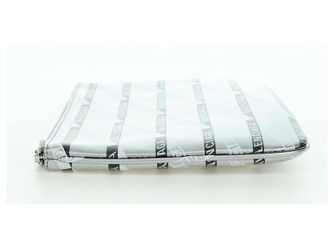 Borsa a mano in pelle BALENCIAGA Argento Auth SW2267M - vista 3