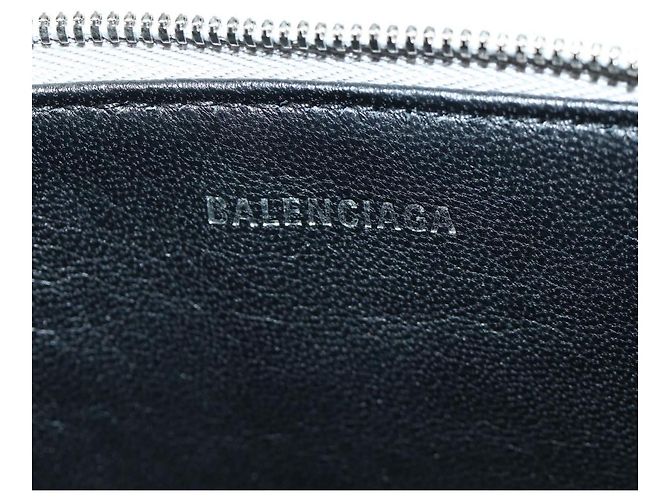 Borsa a mano in pelle BALENCIAGA Argento Auth SW2267M - vista 9