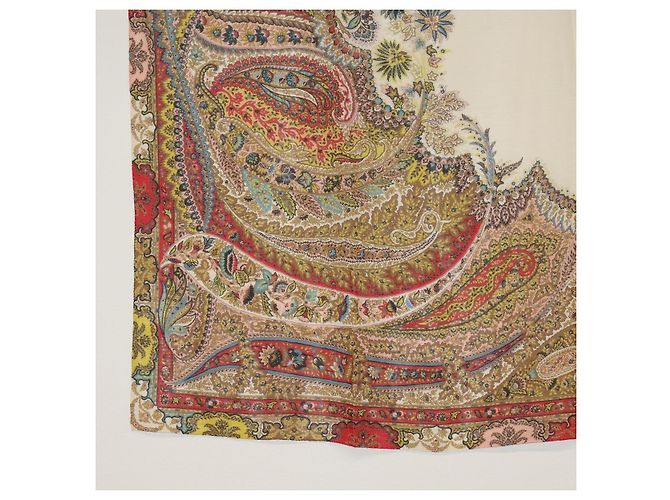 Etro Großer Schal aus Seide in Multicolor Auth am11161A Mehrfarben - Ansicht 8