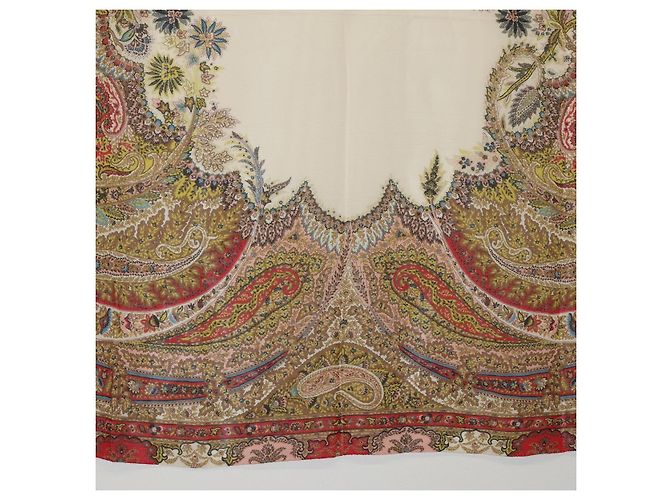 Etro Großer Schal aus Seide in Multicolor Auth am11161A Mehrfarben - Ansicht 9
