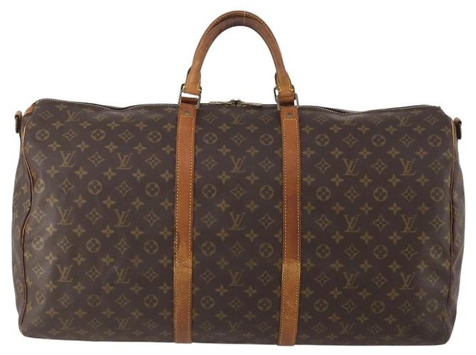 LOUIS VUITTON Monogram Keepall Bandouliere 60 Borsa Boston M41412 LV Auth YKZ466 Monogramma - vista 13