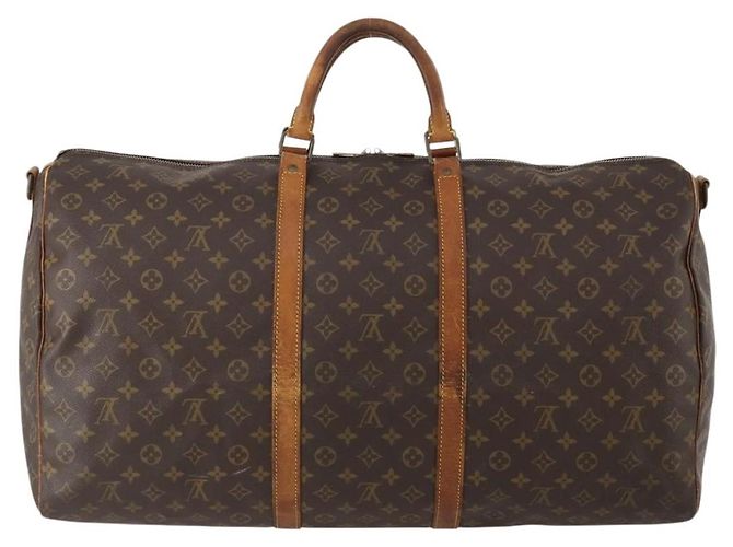 LOUIS VUITTON Monogram Keepall Bandouliere 60 Borsa Boston M41412 LV Auth YKZ466 Monogramma - vista 2