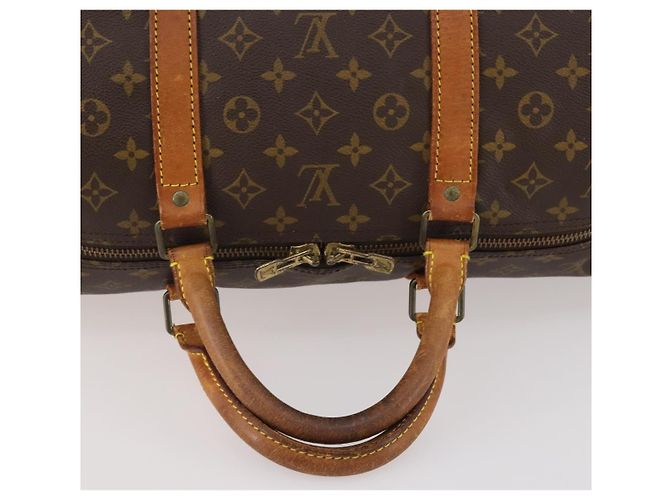 LOUIS VUITTON Monogram Keepall Bandouliere 60 Borsa Boston M41412 LV Auth YKZ466 Monogramma - vista 7