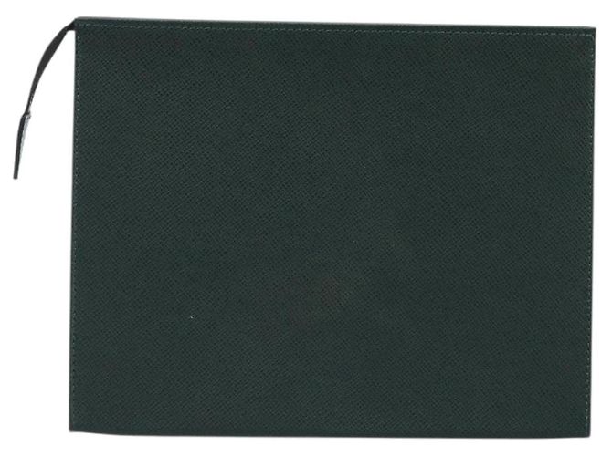LOUIS VUITTON Poche Toilette Taiga 26 Epicea LV Auth BAZ284 - vista 2