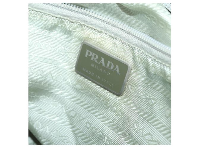 PRADA Backpack Nylon Light Blue Silver Auth bs34101 Silvery - view 26