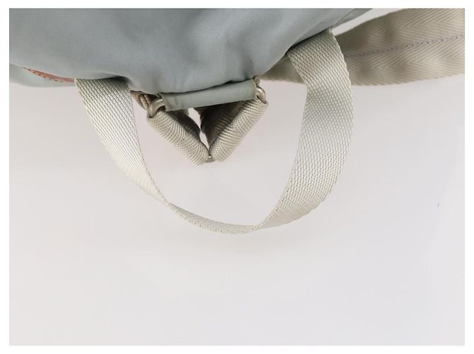 PRADA Backpack Nylon Light Blue Silver Auth bs34101 Silvery - view 7