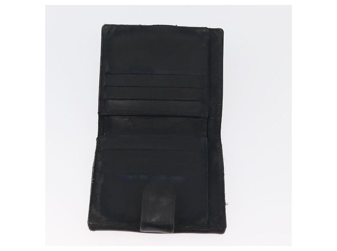 Portafoglio CHANEL in pelle di caviar 2 pezzi nero CC Auth bs34186 - vista 16