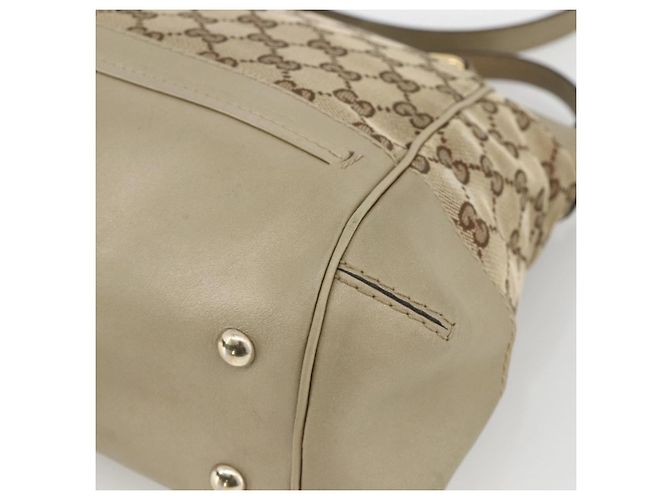Gucci Borsa a mano Pretty GG Canvas 2way Beige Oro 269894 Auth BAZ454 D'oro - vista 15