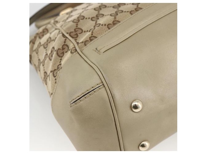 Gucci Borsa a mano Pretty GG Canvas 2way Beige Oro 269894 Auth BAZ454 D'oro - vista 16