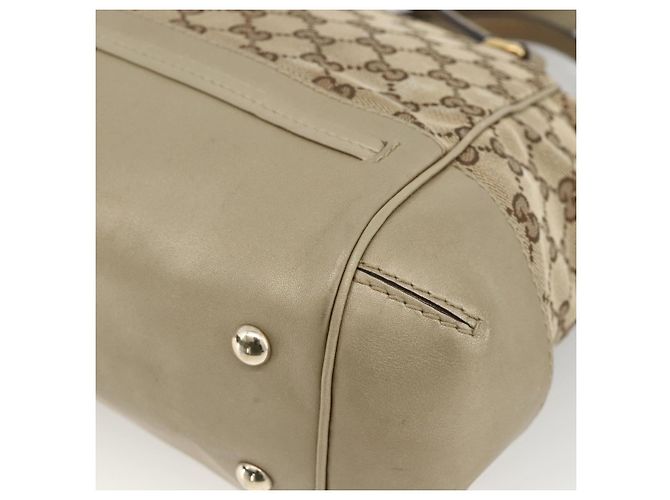Gucci Borsa a mano Pretty GG Canvas 2way Beige Oro 269894 Auth BAZ454 D'oro - vista 17