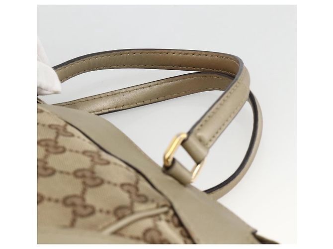 Gucci Borsa a mano Pretty GG Canvas 2way Beige Oro 269894 Auth BAZ454 D'oro - vista 9