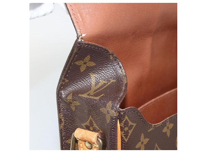 LOUIS VUITTON Borsa a Spalla Monogram Cartouchiere GM M51252 LV Auth BA11850 Monogramma - vista 10