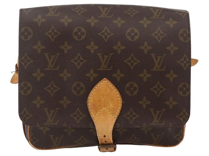 LOUIS VUITTON Borsa a Spalla Monogram Cartouchiere GM M51252 LV Auth BA11850 Monogramma - vista 13