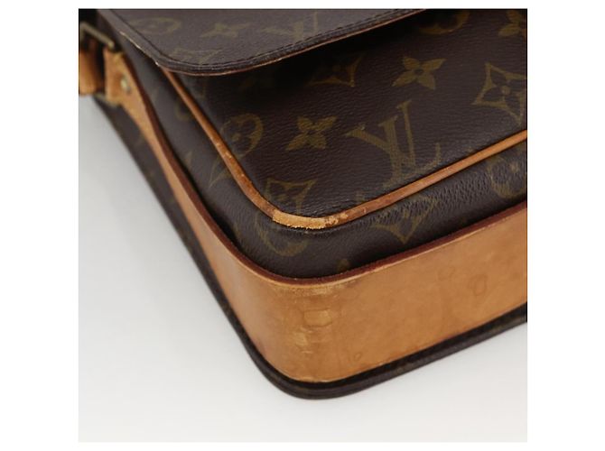 LOUIS VUITTON Borsa a Spalla Monogram Cartouchiere GM M51252 LV Auth BA11850 Monogramma - vista 14