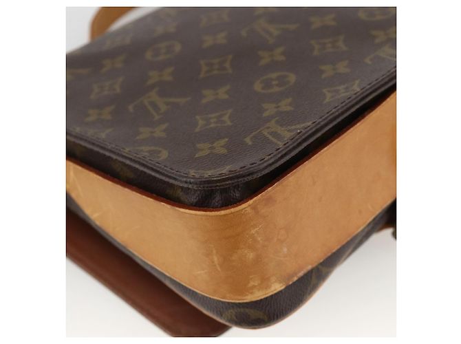 LOUIS VUITTON Borsa a Spalla Monogram Cartouchiere GM M51252 LV Auth BA11850 Monogramma - vista 16