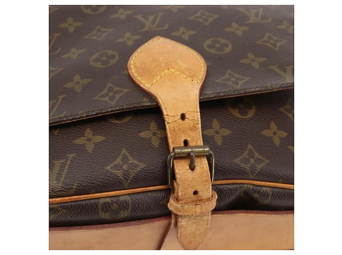 LOUIS VUITTON Borsa a Spalla Monogram Cartouchiere GM M51252 LV Auth BA11850 Monogramma - vista 17