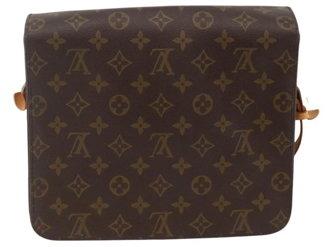 LOUIS VUITTON Borsa a Spalla Monogram Cartouchiere GM M51252 LV Auth BA11850 Monogramma - vista 2