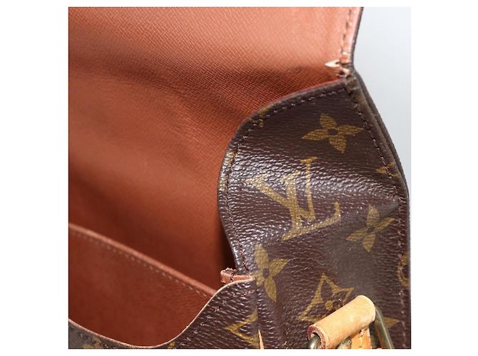 LOUIS VUITTON Borsa a Spalla Monogram Cartouchiere GM M51252 LV Auth BA11850 Monogramma - vista 20