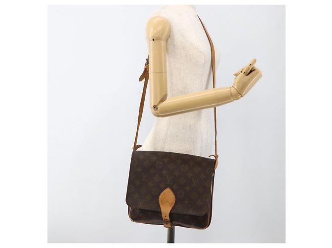 LOUIS VUITTON Borsa a Spalla Monogram Cartouchiere GM M51252 LV Auth BA11850 Monogramma - vista 24