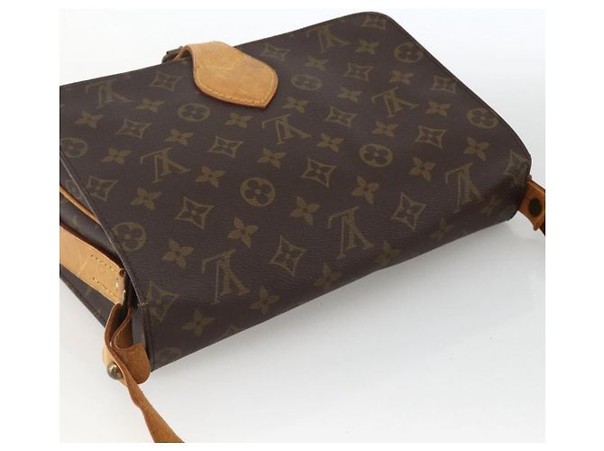 LOUIS VUITTON Borsa a Spalla Monogram Cartouchiere GM M51252 LV Auth BA11850 Monogramma - vista 6