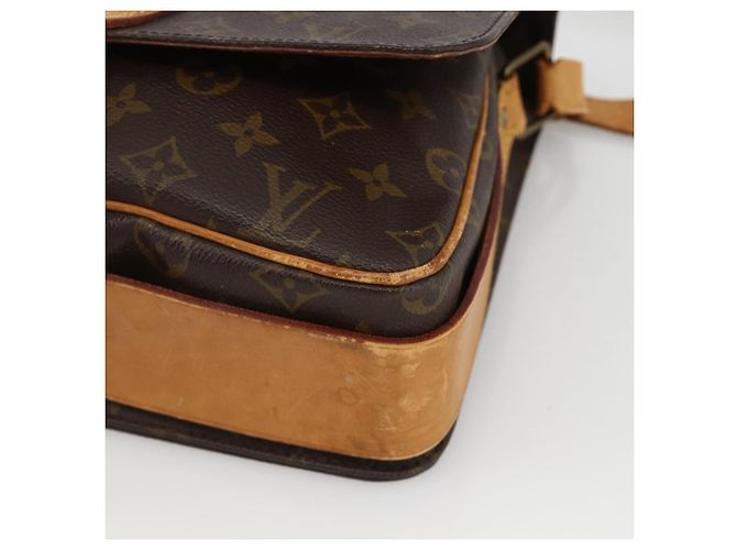 LOUIS VUITTON Borsa a Spalla Monogram Cartouchiere GM M51252 LV Auth BA11850 Monogramma - vista 9