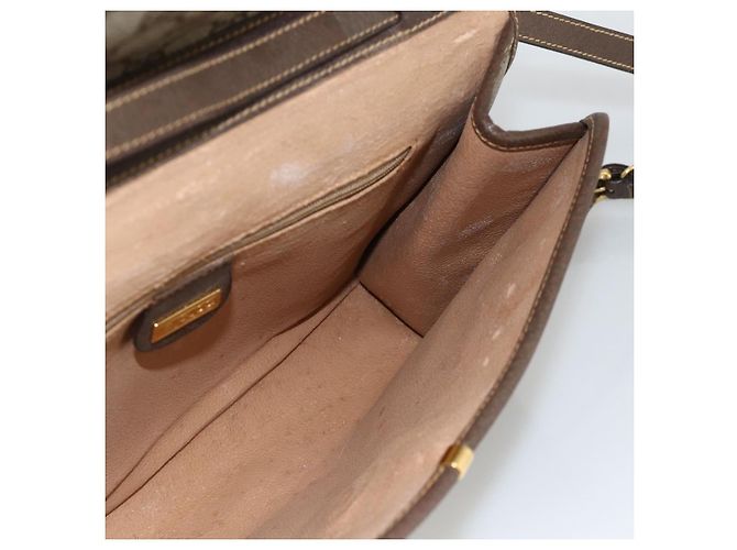 Gucci Borsa a Spalla GG Supreme PVC Beige Oro 004 58 0264 Auth BAZ182 D'oro - vista 20