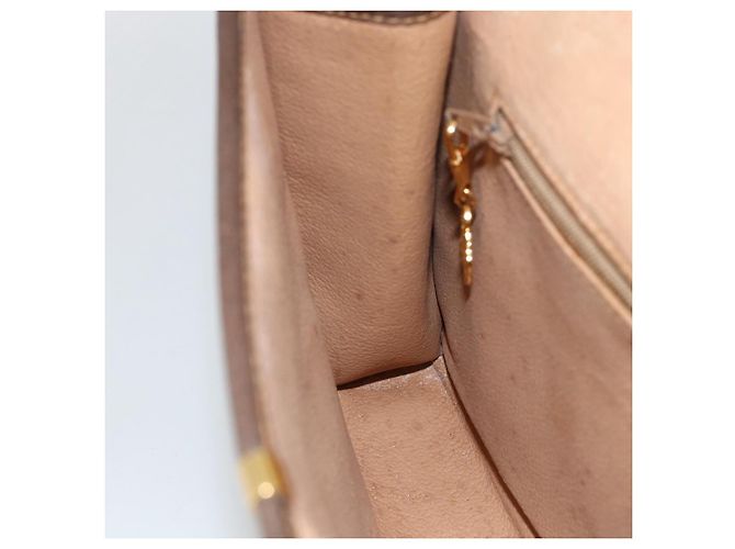 Gucci Borsa a Spalla GG Supreme PVC Beige Oro 004 58 0264 Auth BAZ182 D'oro - vista 21