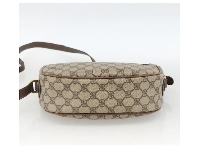 Borsa Sherry Line GG Supreme Web di GUCCI in PVC beige e oro 001 115 0918 Auth BA11553 D'oro - vista 5