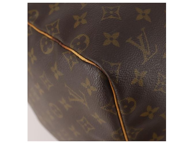 LOUIS VUITTON Borsa Boston Monogram Keepall 55 M41424 LV Auth am10986 Monogramma - vista 16
