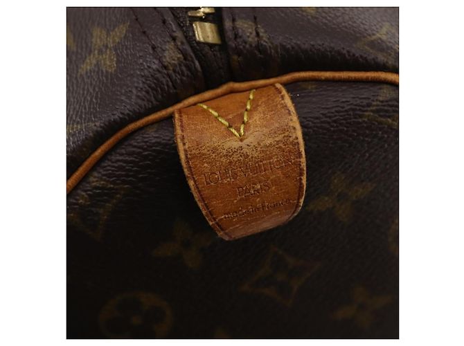LOUIS VUITTON Borsa Boston Monogram Keepall 55 M41424 LV Auth am10986 Monogramma - vista 19