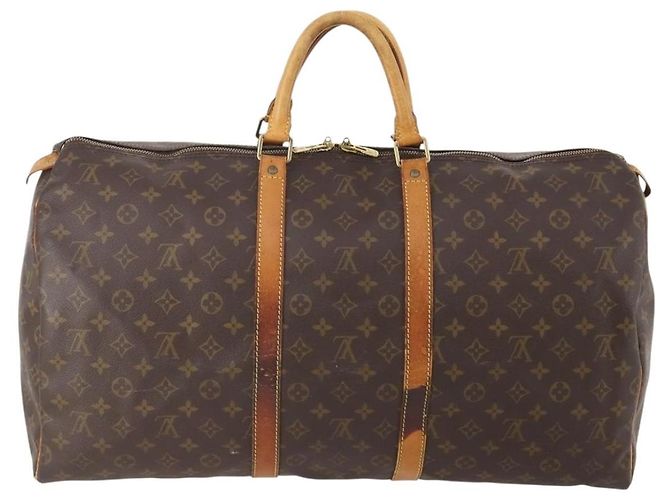 LOUIS VUITTON Borsa Boston Monogram Keepall 55 M41424 LV Auth am10986 Monogramma - vista 2