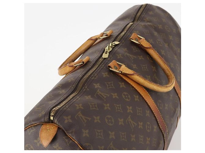 LOUIS VUITTON Borsa Boston Monogram Keepall 55 M41424 LV Auth am10986 Monogramma - vista 6