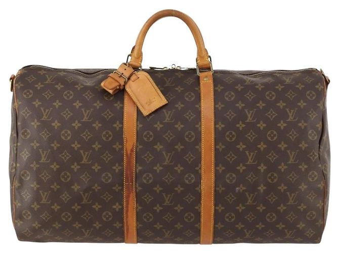 LOUIS VUITTON Borsa Boston Monogram Keepall Bandouliere 60 M41412 LV Auth 173451 Monogramma - vista 13