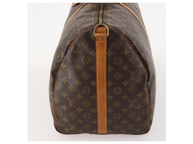 LOUIS VUITTON Borsa Boston Monogram Keepall Bandouliere 60 M41412 LV Auth 173451 Monogramma - vista 3