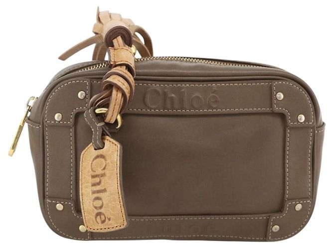 Chloé Borsa a mano Chloe in pelle marrone dorato Auth bs34233 D'oro - vista 13