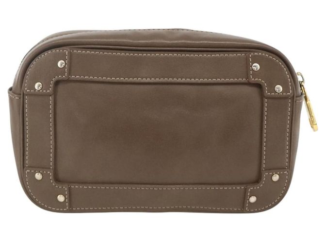 Chloé Borsa a mano Chloe in pelle marrone dorato Auth bs34233 D'oro - vista 2
