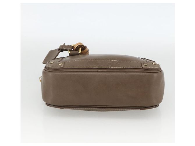 Chloé Borsa a mano Chloe in pelle marrone dorato Auth bs34233 D'oro - vista 5