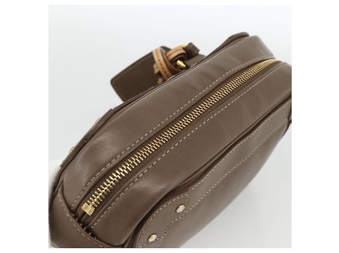 Chloé Borsa a mano Chloe in pelle marrone dorato Auth bs34233 D'oro - vista 6